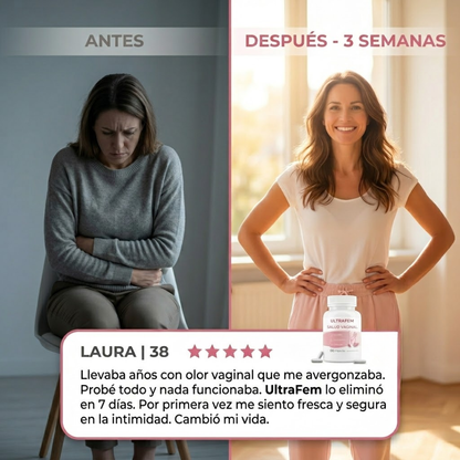 Ultrafem® | Cápsulas Vaginales - Equilibrio y frescura íntima