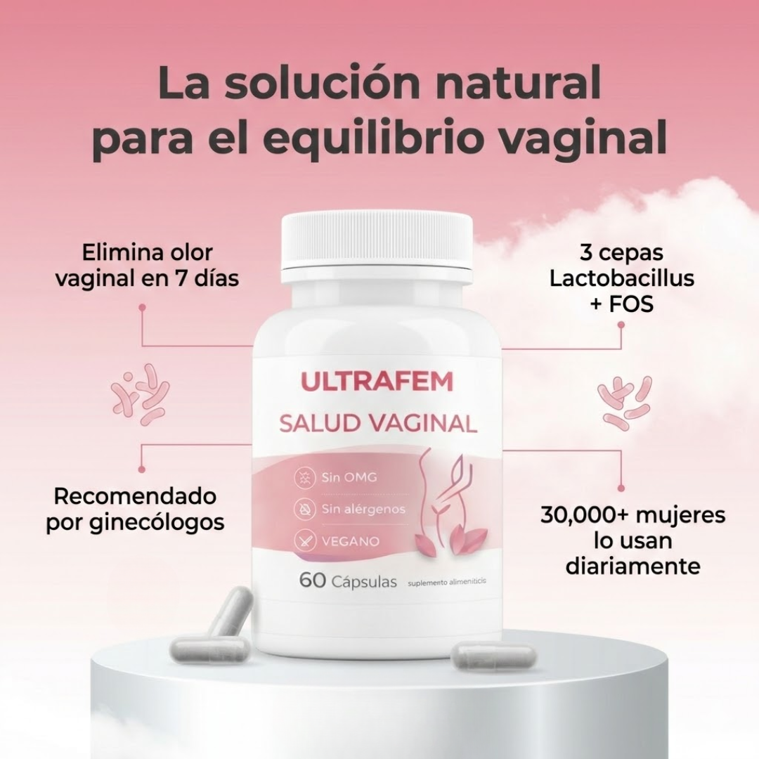 Ultrafem® | Cápsulas Vaginales - Equilibrio y frescura íntima